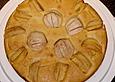 Gedeckter Apfelkuchen