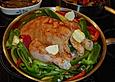 Huhn mit frischem Paprika
