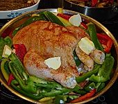 Huhn mit frischem Paprika (Bild)