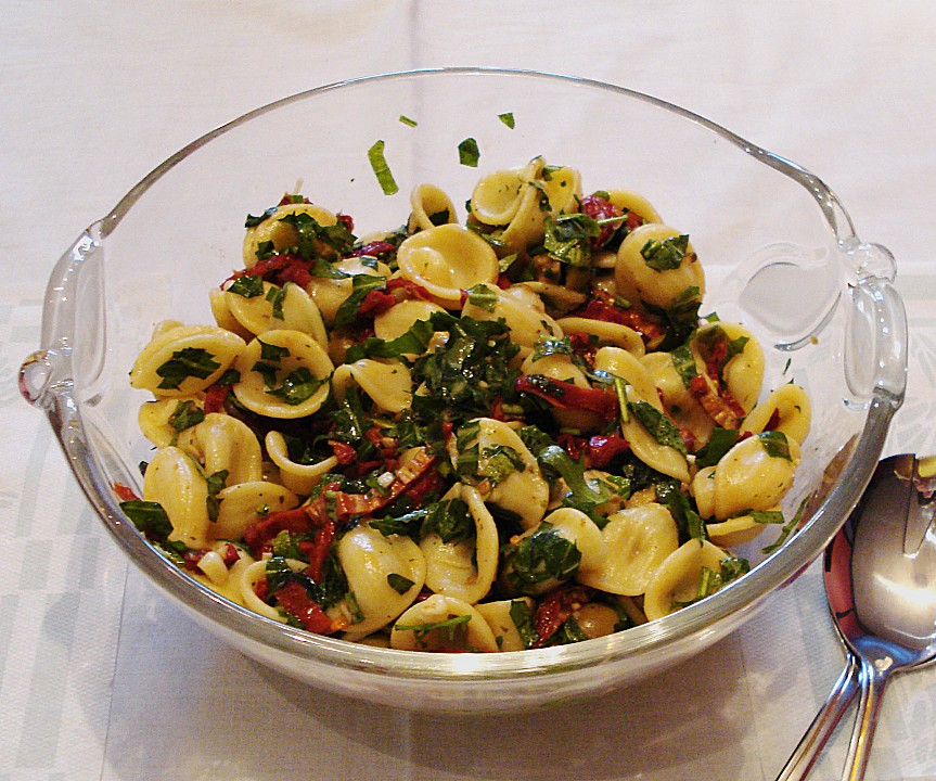 Italienischer Nudelsalat mit Rucola Rezept chefkoch -
