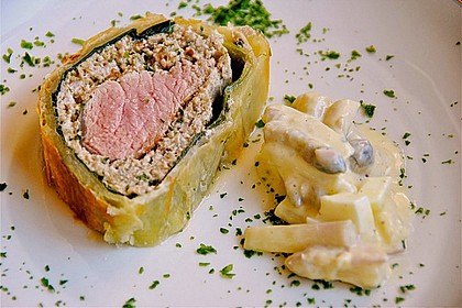Schweinefilet in Blätterteig