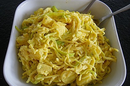 Lauch - Sellerie - Ananas - Salat 4