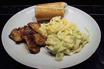 Lauch - Sellerie - Ananas - Salat 3