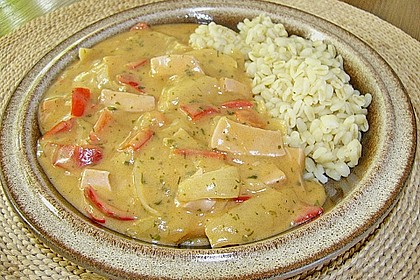 Fleischwurst - Zwiebel - Senf - Ragout 1