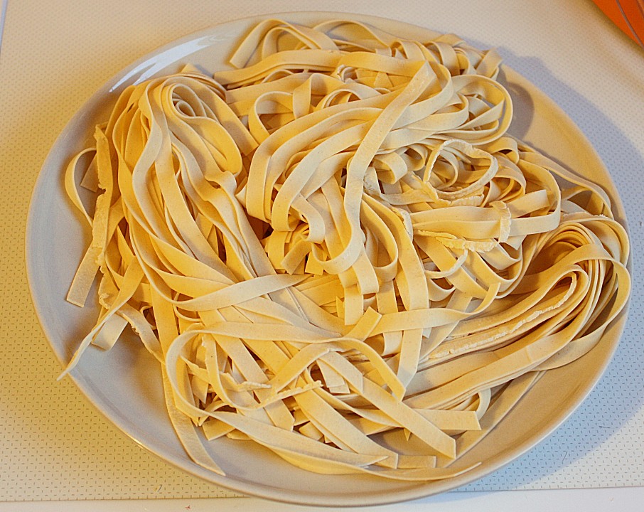 Besonders köstliche selbstgemachte Pasta