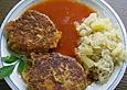 Kartoffelpuffer / Reibekuchen/ Backling mit K&auml;se