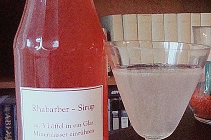 Rhabarber - Sirup 22