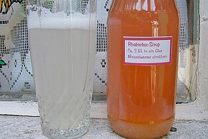 Rhabarber - Sirup 9