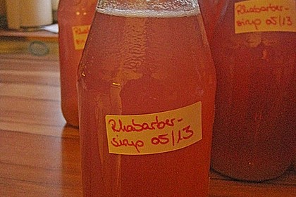 Rhabarber - Sirup 34