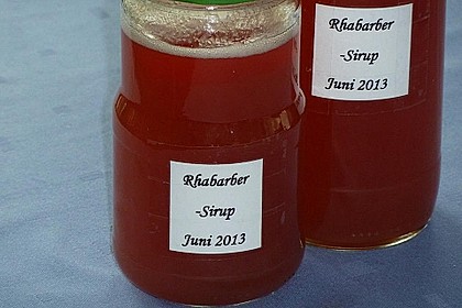 Rhabarber - Sirup 21
