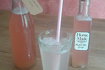 Rhabarber - Sirup 4
