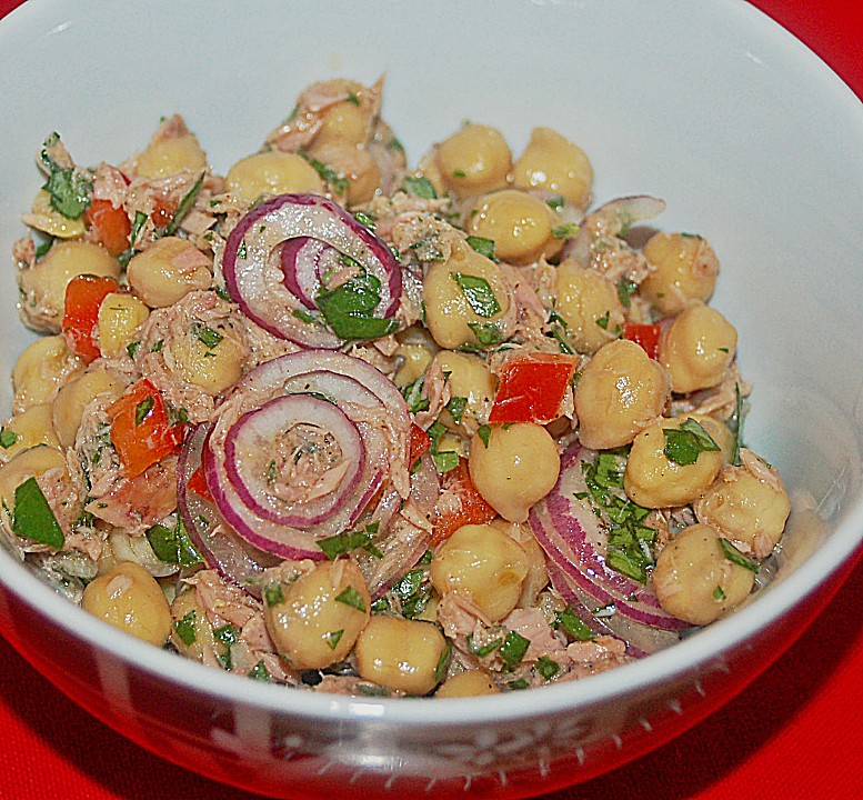 Thunfisch - Kichererbsen - Salat (Rezept mit Bild) | Chefkoch.de