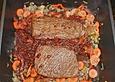 Rinderbraten in Rotwein