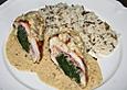 H&auml;hnchenbrust mit K&auml;se - Spinat - F&uuml;llung