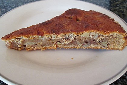 Apfel - Kuchen mit Waln&uuml;ssen 4