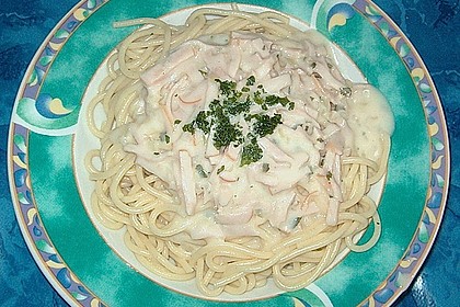 Spaghetti Carbonara light 4