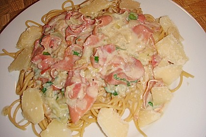 Spaghetti Carbonara light 10