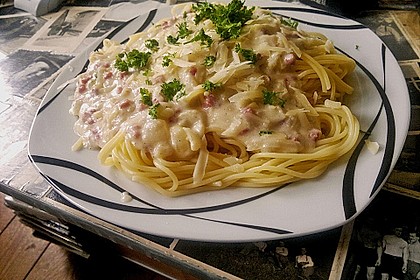 Spaghetti Carbonara light 13