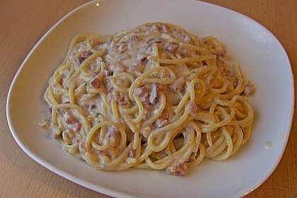Spaghetti Carbonara light 14