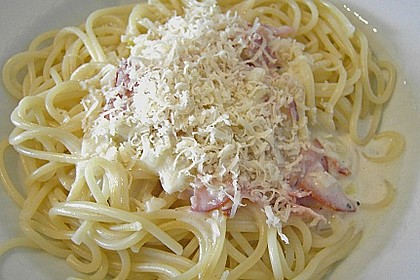 Spaghetti Carbonara light 1