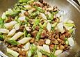 Medaillons auf Spargel - Champignon - Ragout