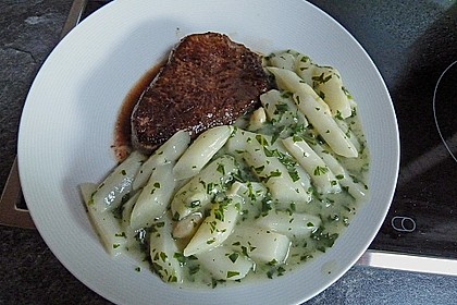 Spargelgem&uuml;se mit Rucola - So&szlig;e 1