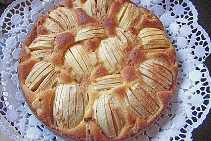 Amerikanische Apfeltorte 4