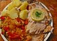Waldviertler Karpfenfilet geschr&ouml;pft mit Letschogem&uuml;se