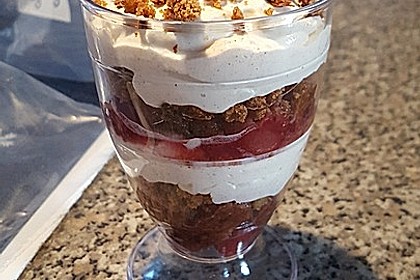 Weihnachtliches Lebkuchen - Schicht - Dessert 2