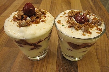 Weihnachtliches Lebkuchen - Schicht - Dessert 10