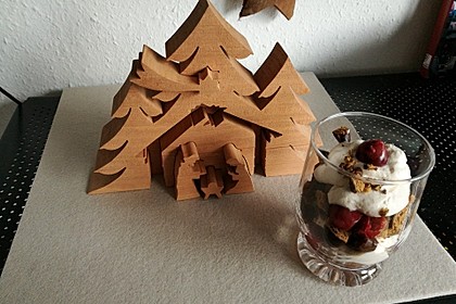 Weihnachtliches Lebkuchen - Schicht - Dessert 6