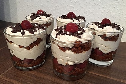 Weihnachtliches Lebkuchen - Schicht - Dessert 11