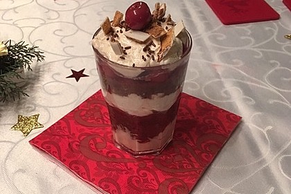 Weihnachtliches Lebkuchen - Schicht - Dessert 7
