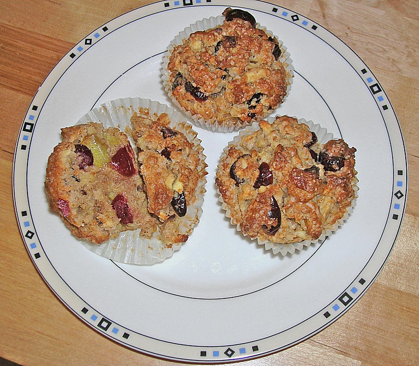 Apfel - Cranberry - Nuss Muffins (Rezept mit Bild) | Chefkoch.de