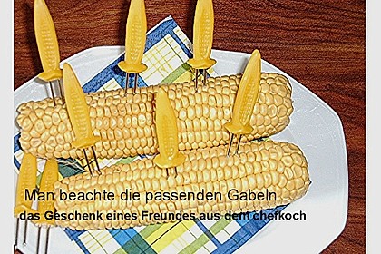 Maiskolben mit Butter 22