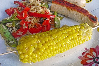 Maiskolben mit Butter 2