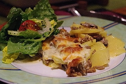 Champignon - Hackfleisch - Auflauf 2