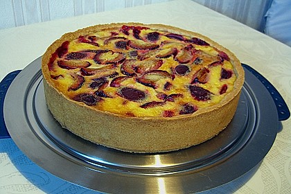 Zwetschgentorte mit Rahmguss 1