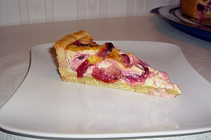 Zwetschgentorte mit Rahmguss
