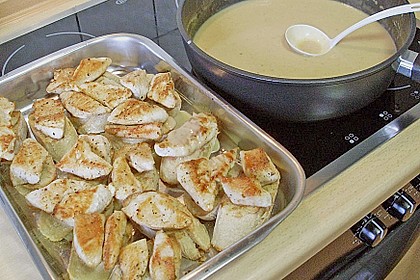 H&auml;hnchenauflauf mit Salbei