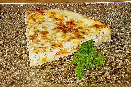 Axoras Gem&uuml;sequiche mit Ziegenk&auml;se