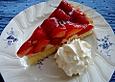 Schnelle Erdbeertorte mit Vanille - Schokocreme
