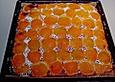 Bunter Blechkuchen mit Marzipan