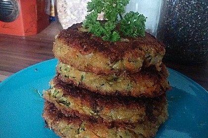 Möhren - Zucchini - Bratlinge 6