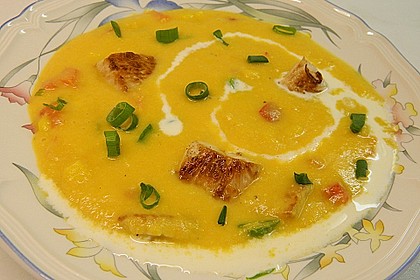 Maiscremesuppe mit H&auml;hnchen 4