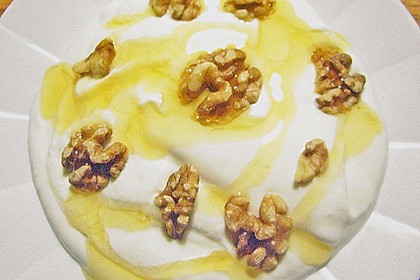 Griechischer Joghurt mit Honig und Waln&uuml;ssen