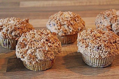 Kirsch - Muffins mit Kokosstreusel 4