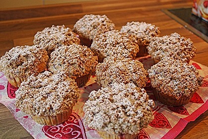 Kirsch - Muffins mit Kokosstreusel 3