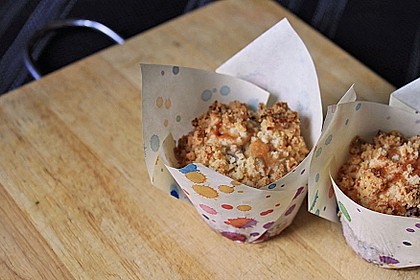 Kirsch - Muffins mit Kokosstreusel 20