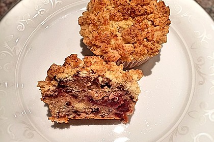 Kirsch - Muffins mit Kokosstreusel 22